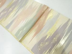 アンティーク　霞模様織出し袋帯（材料）